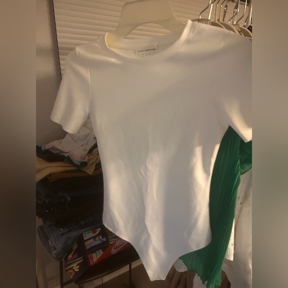 Good American White Fitted Bodysuit - Picture 1 of 1
